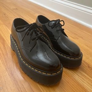 1461 PATENT LEATHER PLATFORM OXFORD SHOES